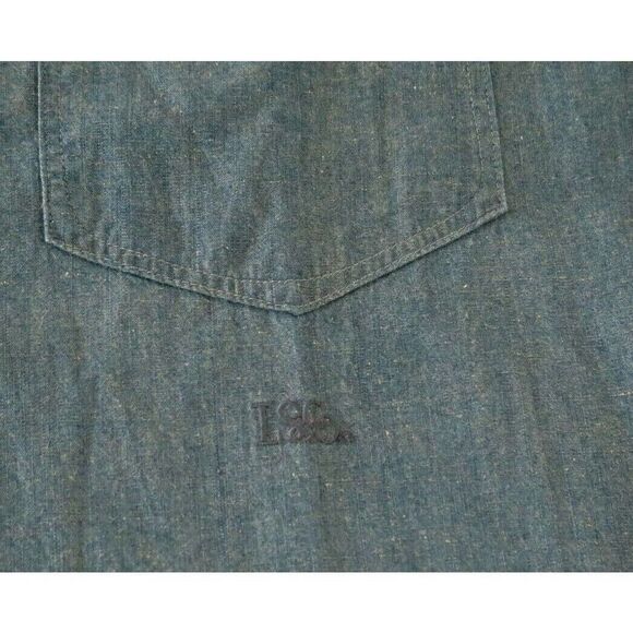 Levi's Men's Size Small Blue Oversized Casual Short Sleeve Button Up Shirt - Picture 3 of 6